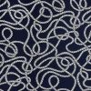 Maritime Nautical Sunbrella Fabric Patio Bench Cushion