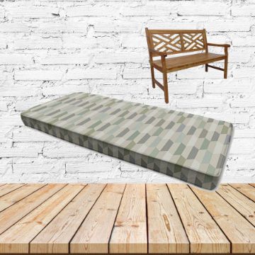 Precise Spring Sunbrella Fabric Patio Bench Cushion