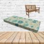Violetta Baltic Sunbrella Fabric Patio Bench Cushion