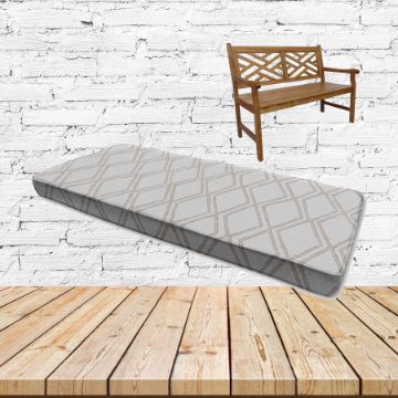 Voyage Dune Sunbrella Fabric Patio Bench Cushion