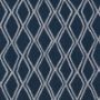 Voyage Indigo Sunbrella Fabric Patio Bench Cushion