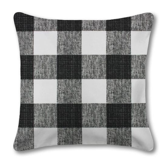 Outdoor Pillow Richloom Solarium Patterson Black