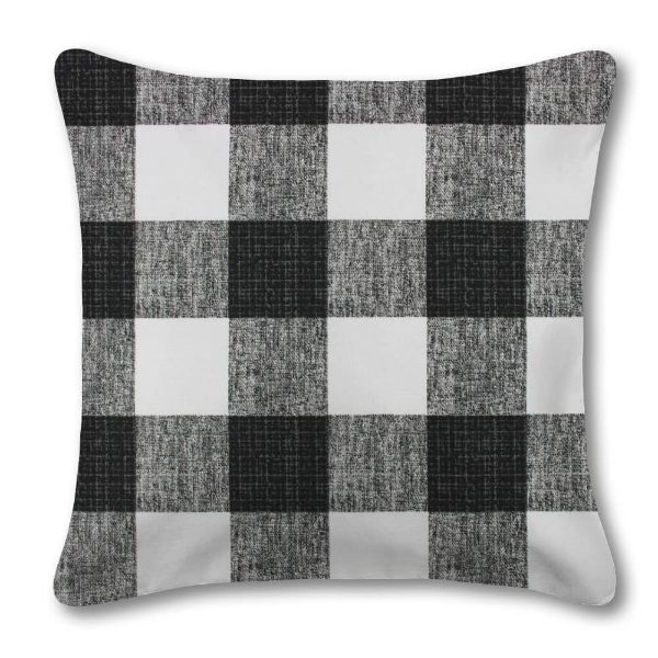 Outdoor Pillow Richloom Solarium Patterson Black