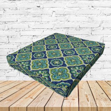 Adonis Capri - Boxed Double Piped Seat Cushions – Outdoor Dining Chair Pads
