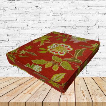 Richloom Solarium Alberta Salsa Boxed Patio Dining Chair Seat Cushions – Custom Outdoor Comfort
