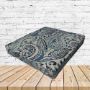 Richloom Solarium Algurats Denim Boxed Patio Dining Chair Seat Cushions – Custom Outdoor Comfort