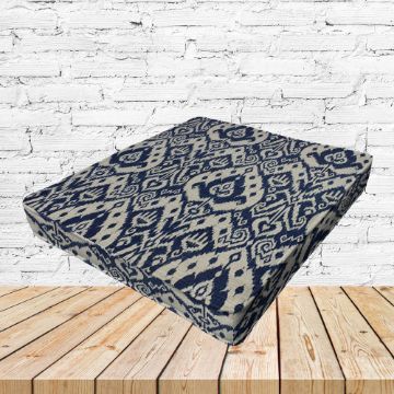 Richloom Solarium Ashmore Marine Boxed Patio Dining Chair Seat Cushions – Custom Outdoor Comfort