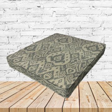 Richloom Solarium Ashmore Pebble Boxed Patio Dining Chair Seat Cushions – Custom Outdoor Comfort