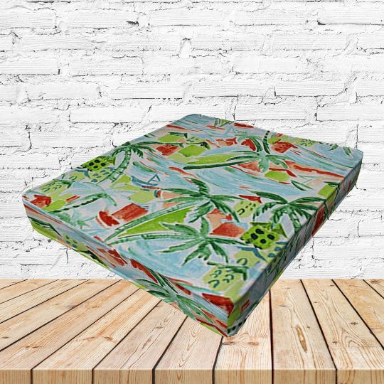 Richloom Solarium Balyfin Coast Boxed Patio Dining Chair Seat Cushions – Custom Outdoor Comfort