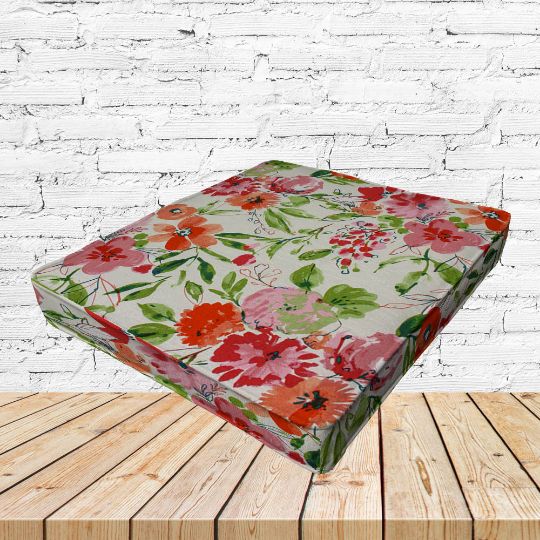 Richloom Solarium Bettina Garden Boxed Patio Dining Chair Seat Cushions – Custom Outdoor Comfort