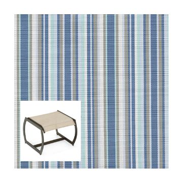 Phifer Cole Stripe Riviera Ottoman or Chair Bottom Replacement Sling Fabric