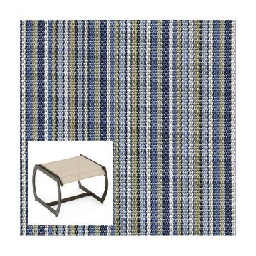 Phifer Delray Stripe Poolside Ottoman or Chair Bottom Replacement Sling Fabric