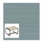 Phifer Dupioni Winter Blue Ottoman or Chair Bottom Replacement Sling Fabric