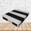 Richloom Solarium Cabana Black Boxed Patio Dining Chair Seat Cushions – Custom Outdoor Comfort
