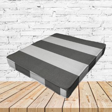 Richloom Solarium Cabana Stone Boxed Patio Dining Chair Seat Cushions – Custom Outdoor Comfort