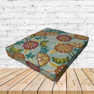 Richloom Solarium Cadelle Meadow Boxed Patio Dining Chair Seat Cushions – Custom Outdoor Comfort