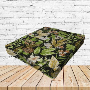 Richloom Solarium Carena Ebony Boxed Patio Dining Chair Seat Cushions – Custom Outdoor Comfort