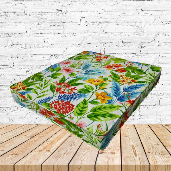 Richloom Solarium Carena Multi Boxed Patio Dining Chair Seat Cushions – Custom Outdoor Comfort