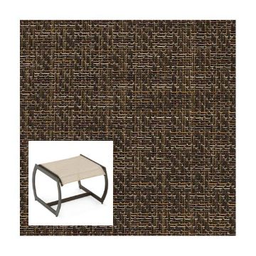Phifer Grasscloth Bronze Ottoman or Chair Bottom Replacement Sling Fabric