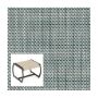 Phifer Kipton Dark Teal Ottoman or Chair Bottom Replacement Sling Fabric