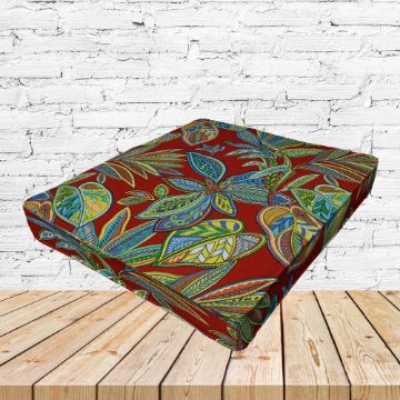 Richloom Solarium Crestwood Multi Boxed Patio Dining Chair Seat Cushions – Custom Outdoor Comfort