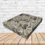 Richloom Solarium Daily Pewter Boxed Patio Dining Chair Seat Cushions – Custom Outdoor Comfort