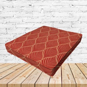Richloom Solarium Fenbrook Coral Boxed Patio Dining Chair Seat Cushions – Custom Outdoor Comfort
