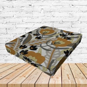 Richloom Solarium Fournette Driftwood Boxed Patio Dining Chair Seat Cushions – Custom Outdoor Comfort