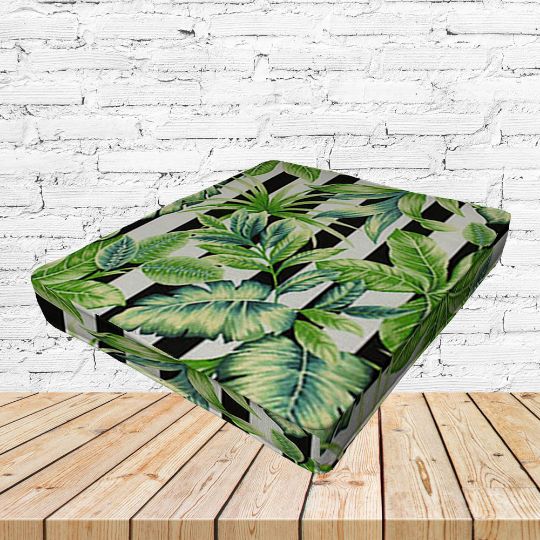 Richloom Solarium Freemont Palmetto Boxed Patio Dining Chair Seat Cushions – Custom Outdoor Comfort