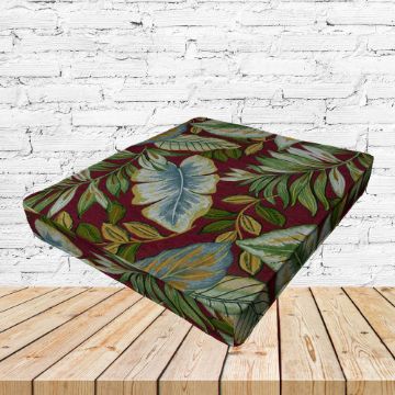 Richloom Solarium Goldcoast Berry Boxed Patio Dining Chair Seat Cushions – Custom Outdoor Comfort
