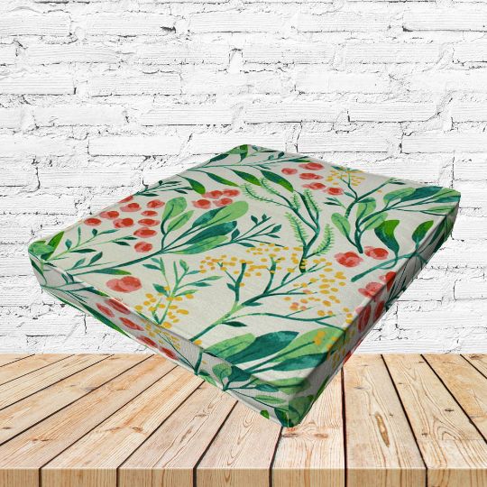 Richloom Solarium Gould Multi Boxed Patio Dining Chair Seat Cushions – Custom Outdoor Comfort