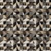 Custom Outdoor Pillows in Outdura Geo Carbon | Fade-Resistant & Weatherproof