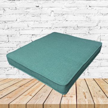 Richloom Solarium Husk Lagoon Boxed Patio Dining Chair Seat Cushions – Custom Outdoor Comfort