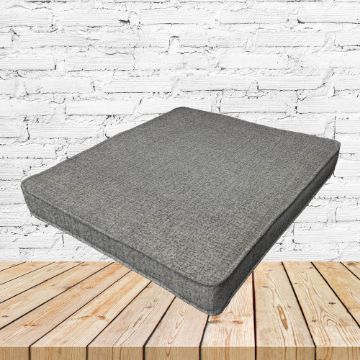 Richloom Solarium Husk Stone Boxed Patio Dining Chair Seat Cushions – Custom Outdoor Comfort