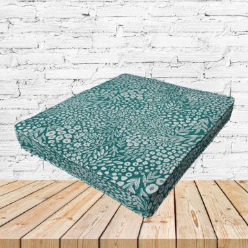 Richloom Solarium Krisa Ocean Boxed Patio Dining Chair Seat Cushions – Custom Outdoor Comfort