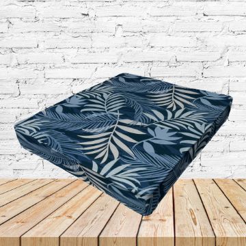 Richloom Solarium Mayland Baltic Boxed Patio Dining Chair Seat Cushions – Custom Outdoor Comfort