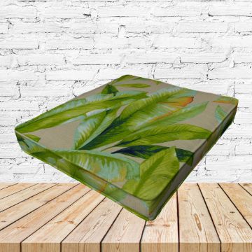 Richloom Solarium Mekko Caramel Boxed Patio Dining Chair Seat Cushions – Custom Outdoor Comfort