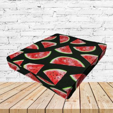 Richloom Solarium Melon Noir Boxed Patio Dining Chair Seat Cushions – Custom Outdoor Comfort