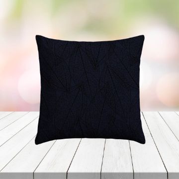 Custom Outdoor Pillows in Outdura Laurel Midnight| Fade-Resistant & Weatherproof