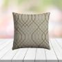Custom Outdoor Pillows in Outdura Melody Lead  | Fade-Resistant & Weatherproof