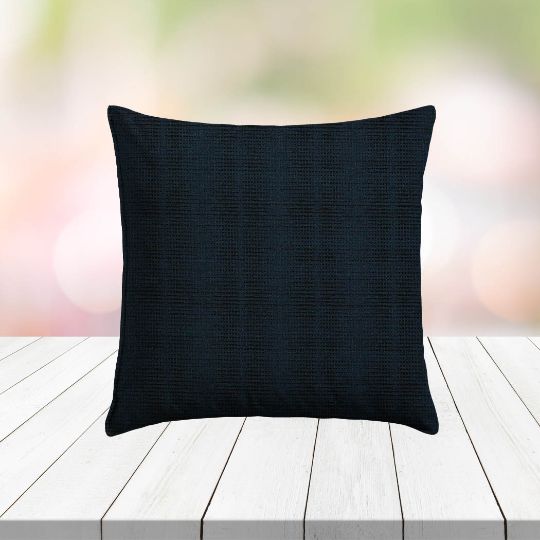 Custom Outdoor Pillows in Outdura Moonbeam Cobalt | Fade-Resistant & Weatherproof