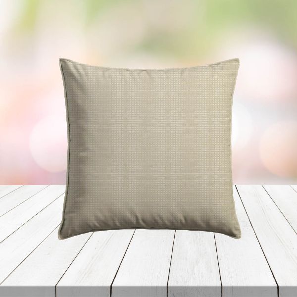 Custom Outdoor Pillows in Outdura Moonbeam Cream | Fade-Resistant & Weatherproof