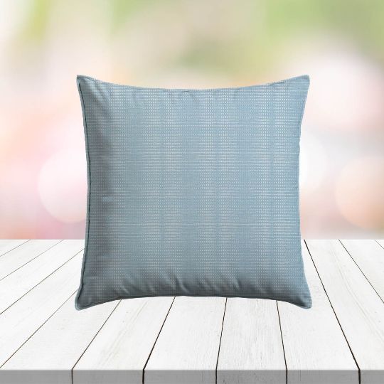 Custom Outdoor Pillows in Outdura Moonbeam Sky | Fade-Resistant & Weatherproof