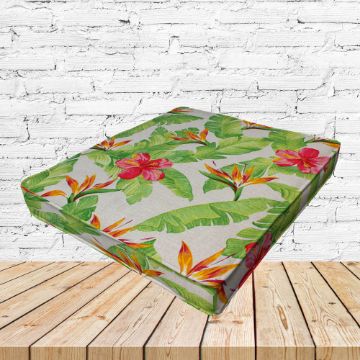 Richloom Solarium Monsoon Ivory Boxed Patio Dining Chair Seat Cushions – Custom Outdoor Comfort