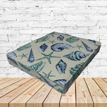 Richloom Solarium Nautique Baltic Boxed Patio Dining Chair Seat Cushions – Custom Outdoor Comfort