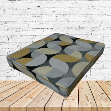 Richloom Solarium Pelp Driftwood Boxed Patio Dining Chair Seat Cushions – Custom Outdoor Comfort