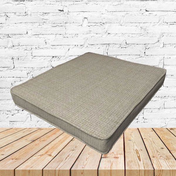 Richloom Solarium Rave Linen Boxed Patio Dining Chair Seat Cushions – Custom Outdoor Comfort