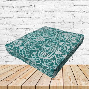 Richloom Solarium Seagate Ocean Boxed Patio Dining Chair Seat Cushions – Custom Outdoor Comfort