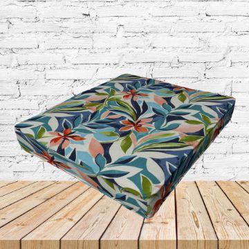 Richloom Solarium Somap Multi Boxed Patio Dining Chair Seat Cushions – Custom Outdoor Comfort