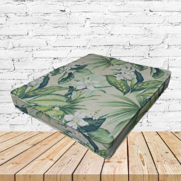 Richloom Solarium Tahiti Breeze Boxed Patio Dining Chair Seat Cushions – Custom Outdoor Comfort